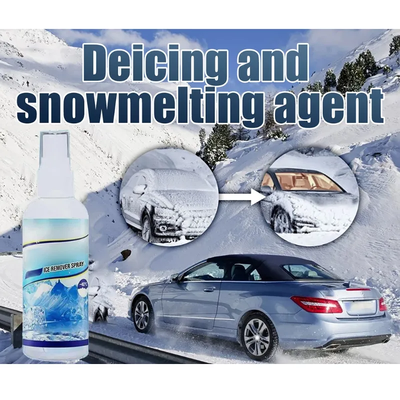 1 Bottle 30/50/100ml Ice Remover Spray Snow Melting Agent For Car Window Glass Melting Snow Agent Windshield Defrosting Tool
1 Bottle 30/50/100ml Ice Remover Spray Snow Melting Agent For Car Window Glass Melting Snow Agent Windshield Defrosting Tool