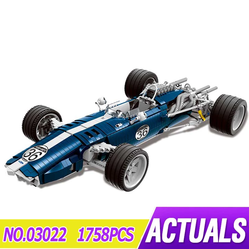 XINGBAO 03022 новая формула гонок звуковая Серия синий автомобиль мечты 1758 шт.