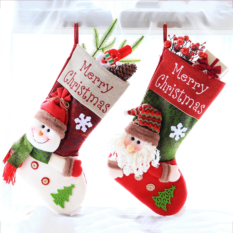 Cartoon Cute Christmas Stocking Ornaments Gifts Decorations for Tree Santa Sacks Christmas Stocking Natale Party Supplies DB60SD
Cartoon Cute Christmas Stocking Ornaments Gifts Decorations for Tree Santa Sacks Christmas Stocking Natale Party Supplies DB60SD