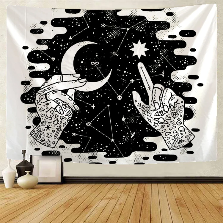 Moon гобелен, расшитый звездами Мандала хиппи гобелен макраме стене висит бохо стиле love you to
Moon гобелен, расшитый звездами Мандала хиппи гобелен макраме стене висит бохо стиле love you to