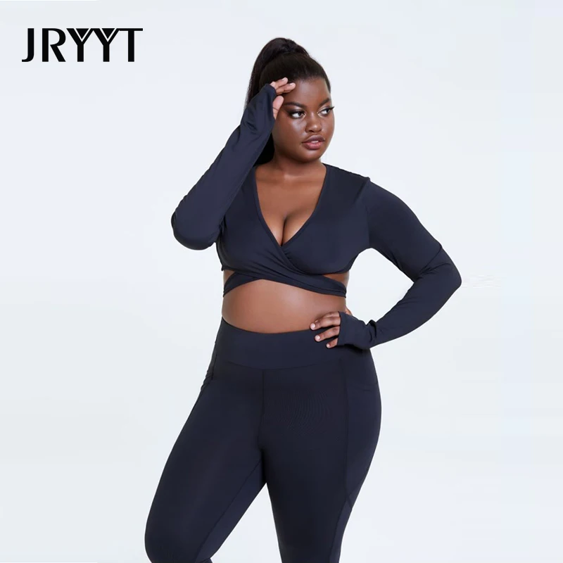 JRYYT Summer Plus Size Sexy Sports Fitness Yoga Suit Women V-Neck Low-cut Tops Legging Set Female Fitness Tracksuit Sports Bras
JRYYT Summer Plus Size Sexy Sports Fitness Yoga Suit Women V-Neck Low-cut Tops Legging Set Female Fitness Tracksuit Sports Bras