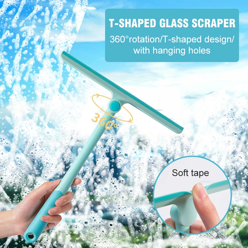 Window Cleaning Brush 360° Rotatable Silicone Glass Cleaner Scraper Wiper Car Scraper For Household Cleaning Machine Glass Floor
Window Cleaning Brush 360° Rotatable Silicone Glass Cleaner Scraper Wiper Car Scraper For Household Cleaning Machine Glass Floor