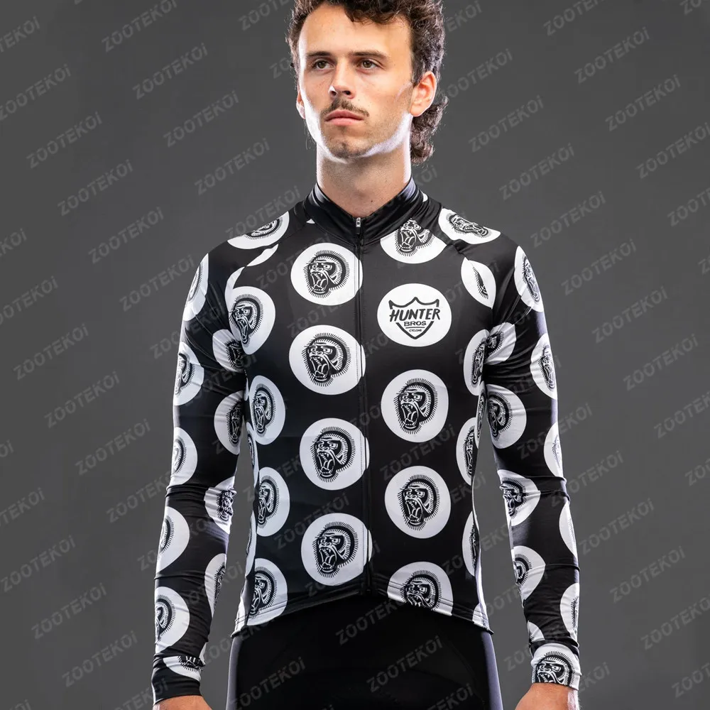 Hunter Men's Spring And Autumn Long Sleeve Cycling Jersey Breathable Outdoor Sportswear Shirt Quick Dry Maillot Ciclismo Hombre
Hunter Men's Spring And Autumn Long Sleeve Cycling Jersey Breathable Outdoor Sportswear Shirt Quick Dry Maillot Ciclismo Hombre