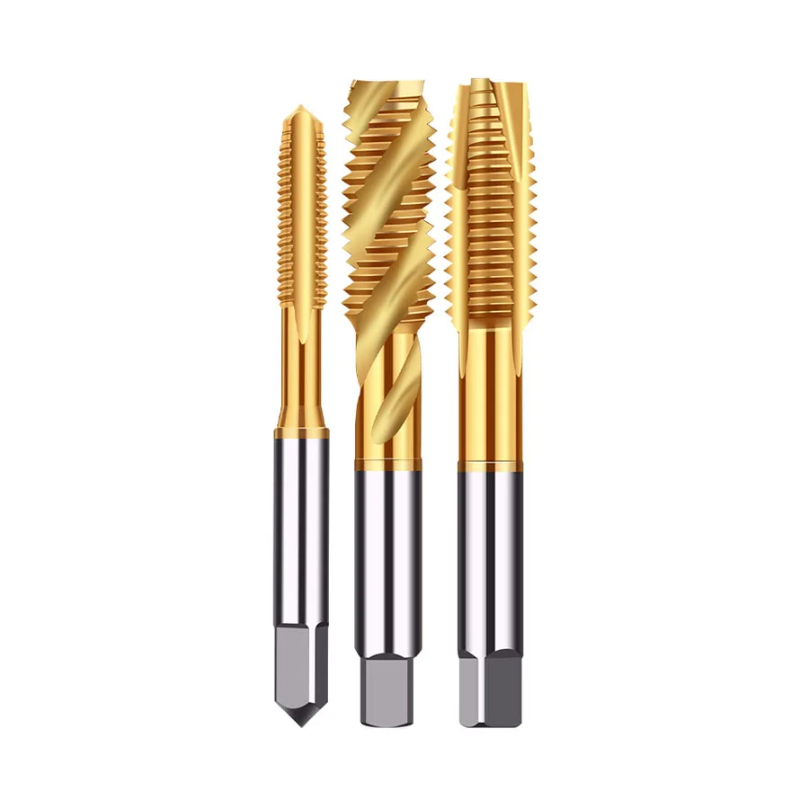 Titanium-Plated High-Speed Steel Machine Thread Taps M2 M6 Tip Tap M8 M10 Spiral Tap M12 M18 Straight Slot Tap M20 Tap Drill Bit
Titanium-Plated High-Speed Steel Machine Thread Taps M2 M6 Tip Tap M8 M10 Spiral Tap M12 M18 Straight Slot Tap M20 Tap Drill Bit