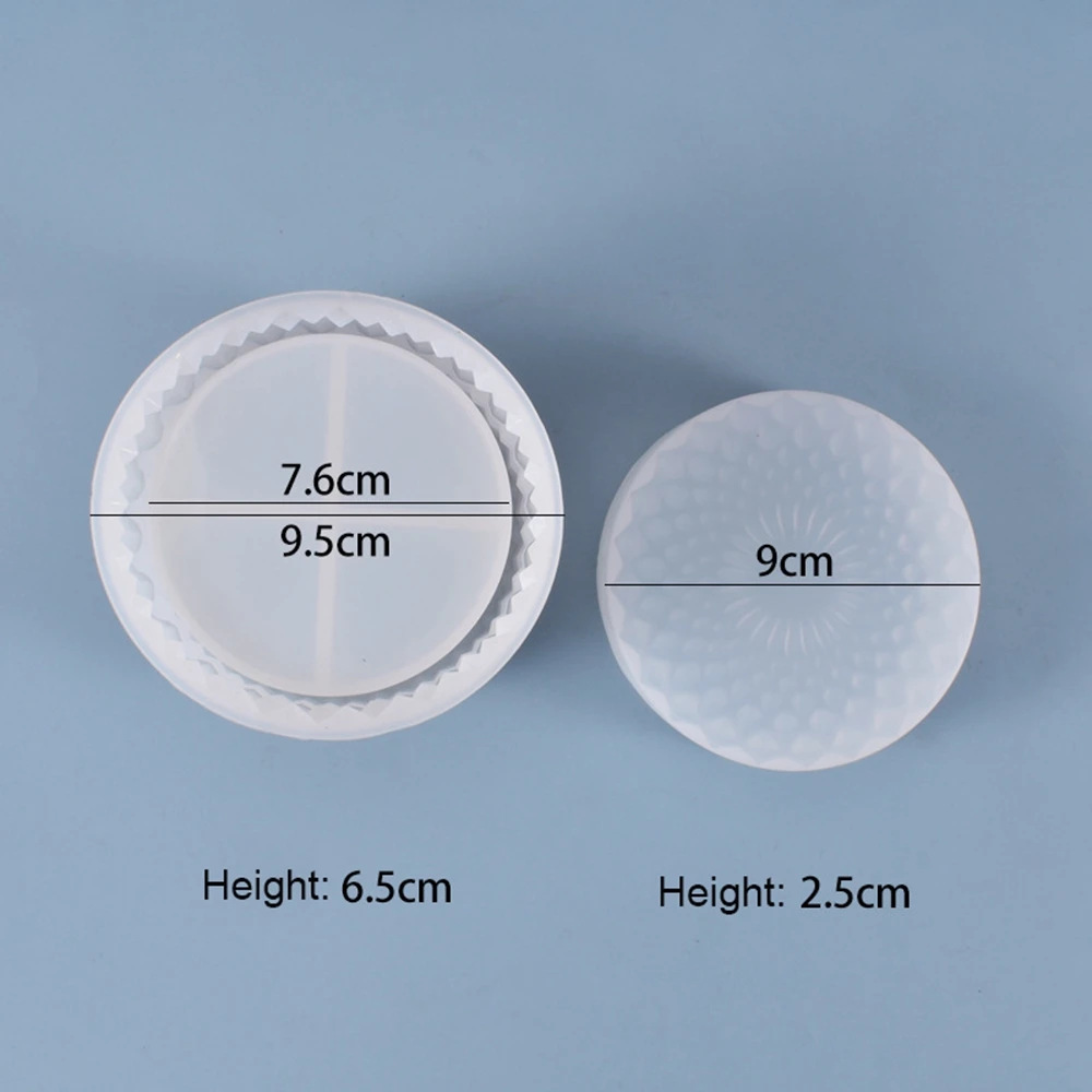 DIY Crystal Round Storage Bottle Mold Storage Tank Silicone Pendant Table Jewelry Home Decoration Gift Box Storage Tool
DIY Crystal Round Storage Bottle Mold Storage Tank Silicone Pendant Table Jewelry Home Decoration Gift Box Storage Tool