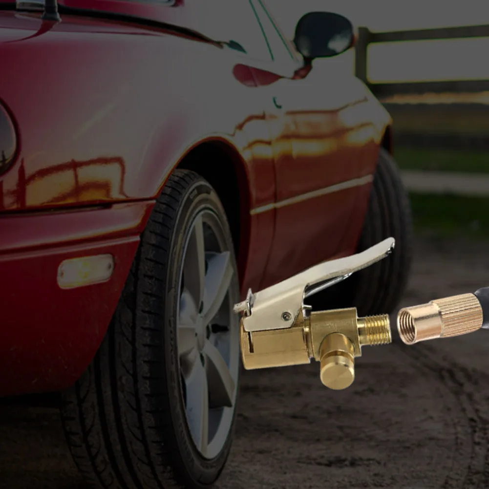 Car Pump Brass Closed Flow Tyre Chuck Car Tyre Inflation Chuck Valve Joint Tire Inflation Nozzle With Air Release Valve Accessor
Car Pump Brass Closed Flow Tyre Chuck Car Tyre Inflation Chuck Valve Joint Tire Inflation Nozzle With Air Release Valve Accessor