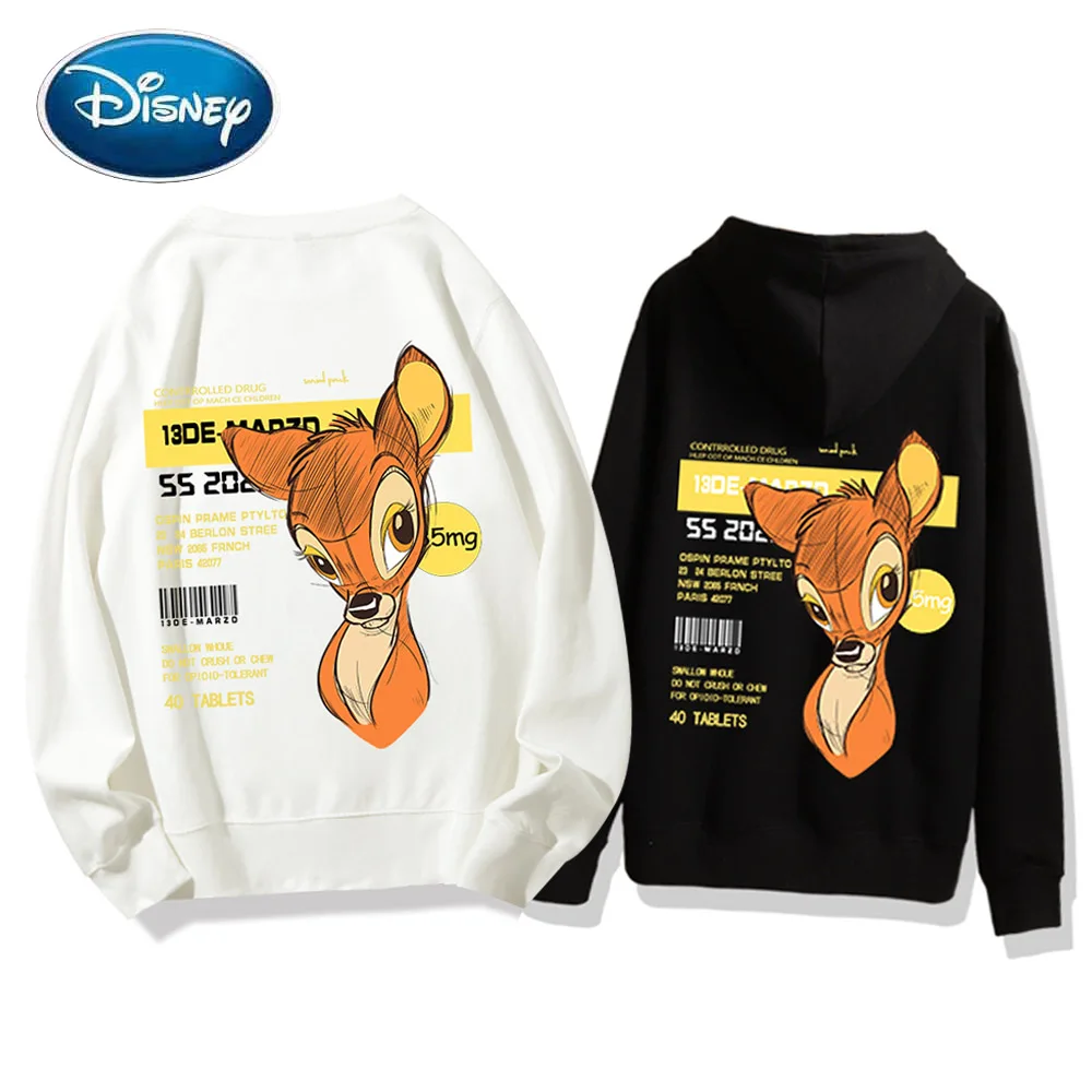 Женская толстовка с капюшоном Disney, с рисунком оленя, с длинным рукавом, 2 цвета
Женская толстовка с капюшоном Disney, с рисунком оленя, с длинным рукавом, 2 цвета