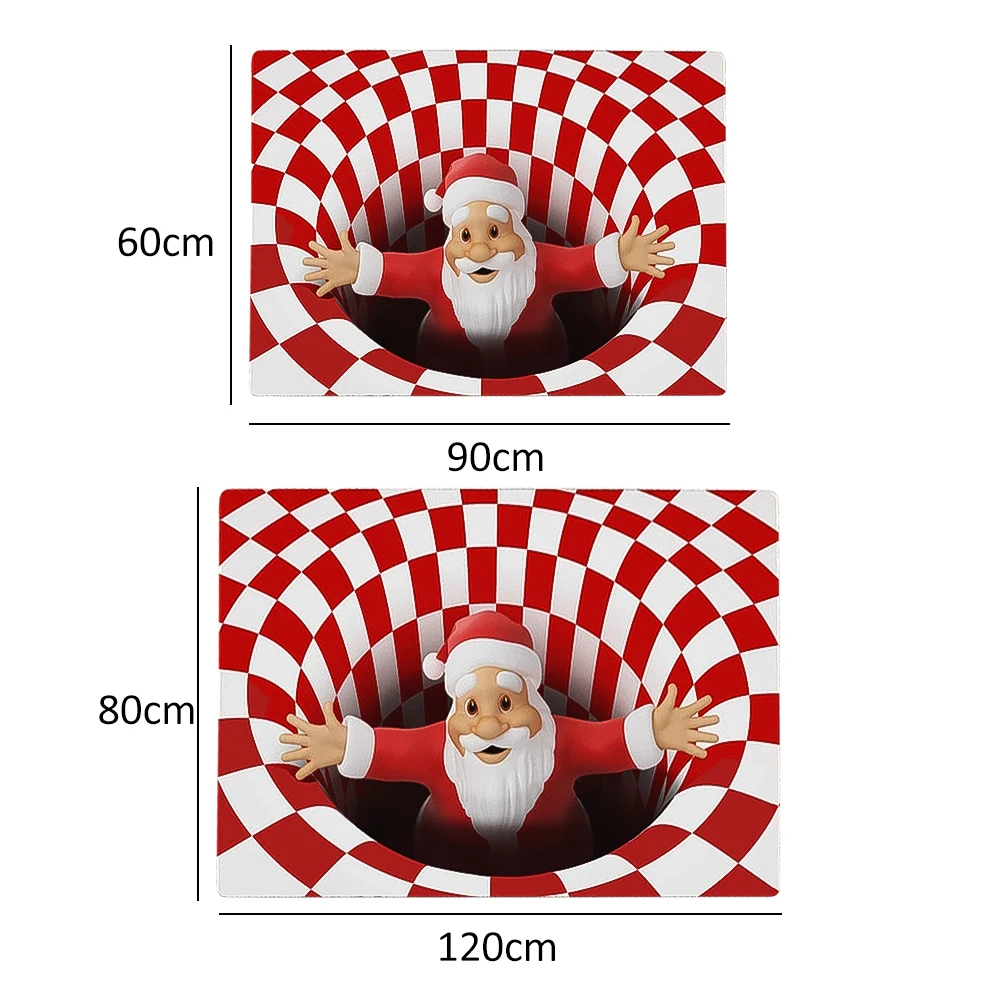 Merry Christmas 3D Stereo Vision Carpet Illusion Areas Doormat Carpets Floor Pad Bedroom Living Room Sofa Christmas Decoration
Merry Christmas 3D Stereo Vision Carpet Illusion Areas Doormat Carpets Floor Pad Bedroom Living Room Sofa Christmas Decoration
