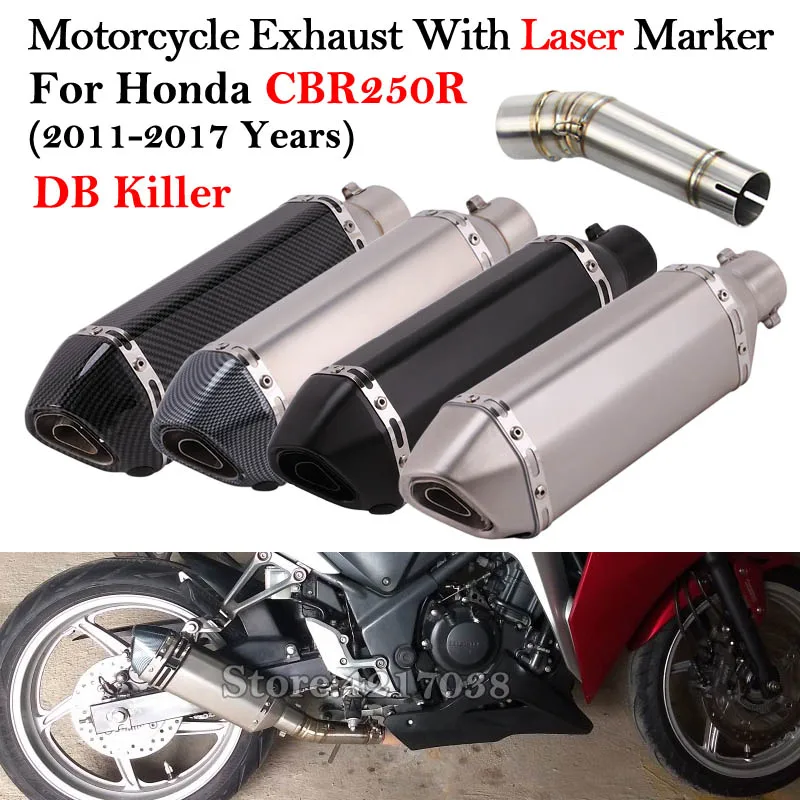 Модифицированный глушитель выхлопных газов для Honda CBR250R 250R 2011-2017 лет | Автомобили