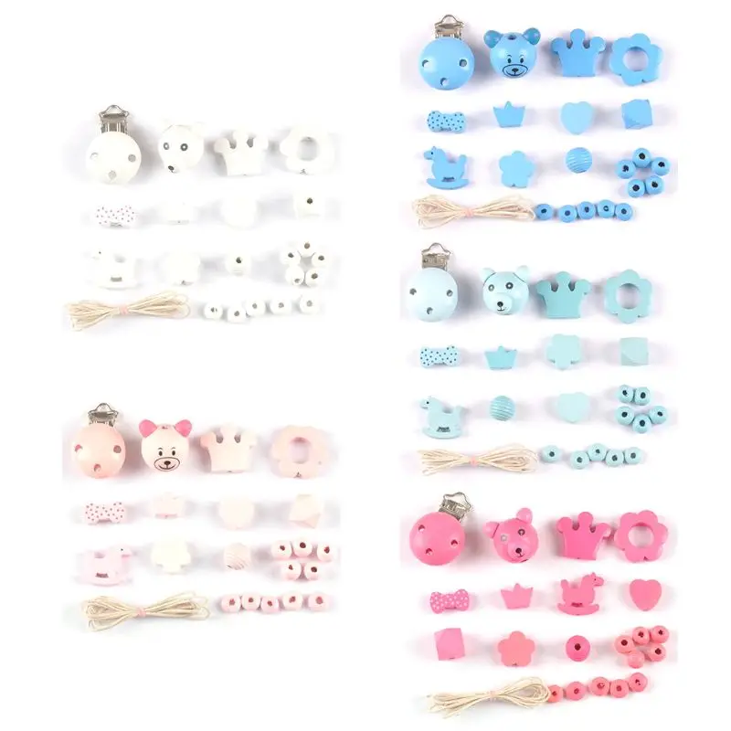 DIY Making Accessories Simple Cute Baby Pacifier Chain Clip Wooden Beads Jewelry
DIY Making Accessories Simple Cute Baby Pacifier Chain Clip Wooden Beads Jewelry
