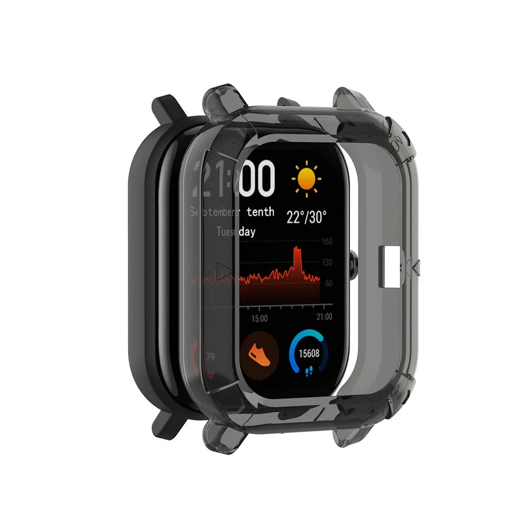 Защитный чехол для часов Xiaomi Huami Amazfit GTS рамка из ТПУ бампер защитная оболочка