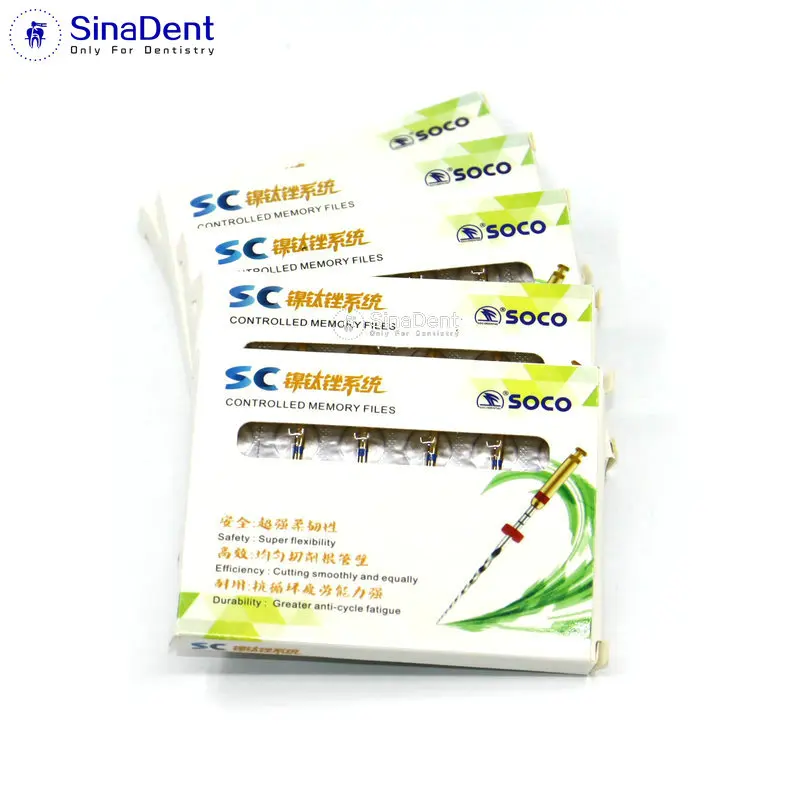 

5 упаковок стоматологических пилок SOCO 21 мм 25 мм SC Pro Endo Niti, вращающиеся пилки, различные пилки для корневых каналов, стоматология