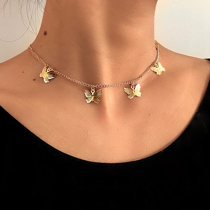 Gold Color Multilayer Pendant Necklace For Women Rhinestone Moon Star Butterfly Shape Lucky Chokers Necklaces Fashion Jewelry
Gold Color Multilayer Pendant Necklace For Women Rhinestone Moon Star Butterfly Shape Lucky Chokers Necklaces Fashion Jewelry