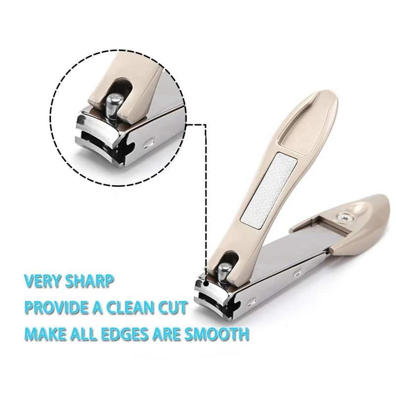 Stainless Steel Anti-Large Size Manicure Knife Multifunctional Nail Clippers Manicure Tool 
Stainless Steel Anti-Large Size Manicure Knife Multifunctional Nail Clippers Manicure Tool