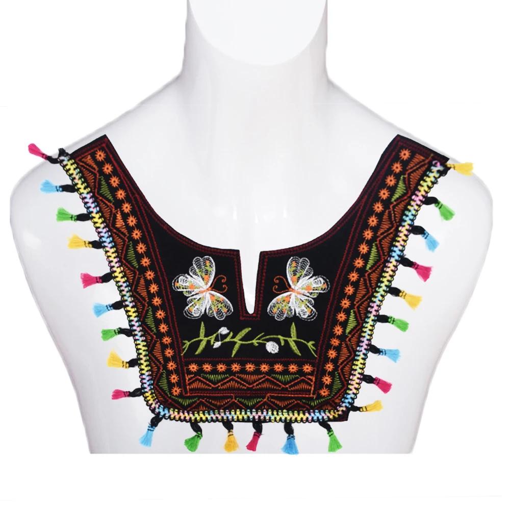 False collars Fabrics for sewing clothes Cotton Embroidery Collars Colorful hot-selling elegant clothes with round neckline
False collars Fabrics for sewing clothes Cotton Embroidery Collars Colorful hot-selling elegant clothes with round neckline