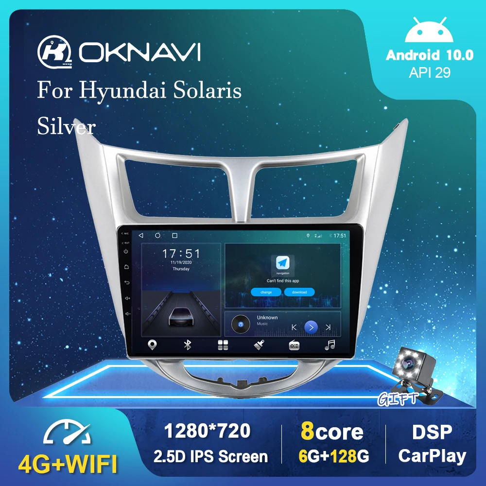 OKNAVI Android 10 Car Radio For Hyundai Solaris 2010-2015 2016 GPS Stereo Auto Player Carplay Stereo OBD Bluetooth DSP Rear 9"
OKNAVI Android 10 Car Radio For Hyundai Solaris 2010-2015 2016 GPS Stereo Auto Player Carplay Stereo OBD Bluetooth DSP Rear 9"