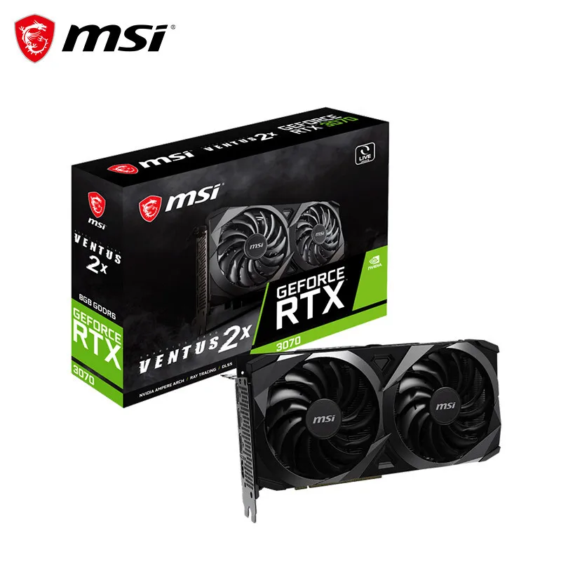 Игровая Видеокарта MSI GeForce RTX 3070 VENTUS 2X 8G OC LHR, 14000 МГц GDDR6 256bit PCI Express 4,0 16X RTX 3070, новая видеокарта
Игровая Видеокарта MSI GeForce RTX 3070 VENTUS 2X 8G OC LHR, 14000 МГц GDDR6 256bit PCI Express 4,0 16X RTX 3070, новая видеокарта