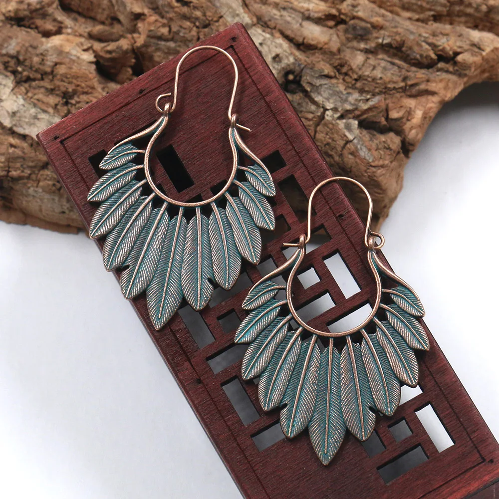 Vintage Boho Leaf Indian Jhumka Earrings For Women Ethnic Alloy Dangle Earrings Accessories Wholesale
Vintage Boho Leaf Indian Jhumka Earrings For Women Ethnic Alloy Dangle Earrings Accessories Wholesale