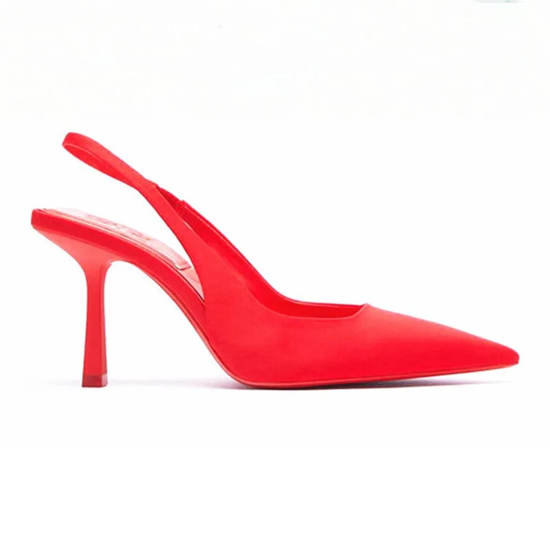 Fashion Ladies Party Shoes Thin Heels Pointed Toe Slingbacks Pumps Slip On Sandals Women Summer Red Heeled Shoes Plus Size 37-42
Fashion Ladies Party Shoes Thin Heels Pointed Toe Slingbacks Pumps Slip On Sandals Women Summer Red Heeled Shoes Plus Size 37-42