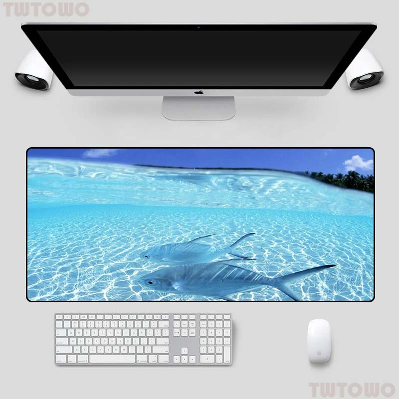Plus Big Size 900x400MM Mouse Pad Locking Edge with Blue Sea Water Picture Nature Rubber Mats for Playing CSGO
Plus Big Size 900x400MM Mouse Pad Locking Edge with Blue Sea Water Picture Nature Rubber Mats for Playing CSGO