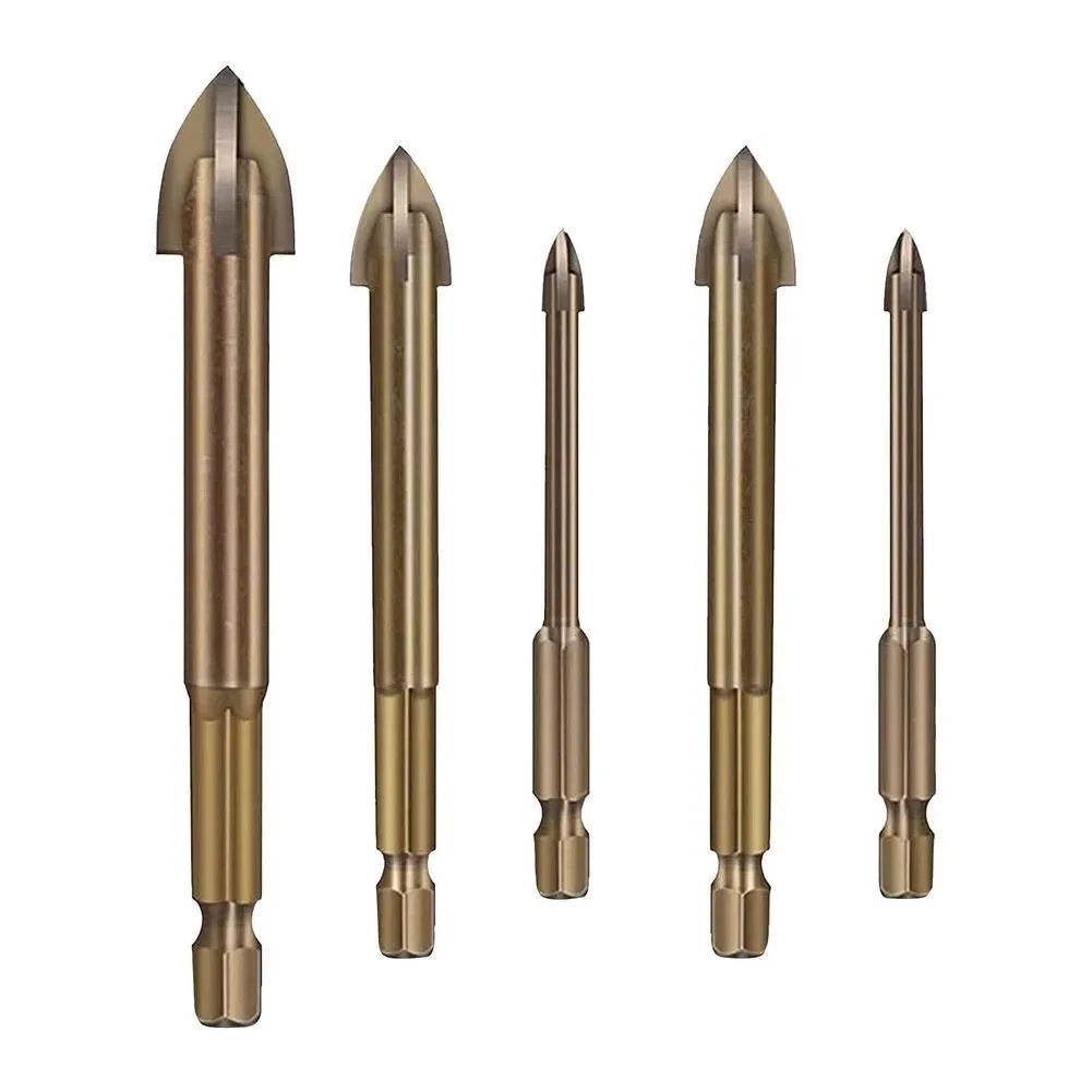 5pcs/set Efficient Universal Drilling Tool Cemented Carbide Drill Bit Ceramic Brick Wall Hole Opening Power Tools Accessories
5pcs/set Efficient Universal Drilling Tool Cemented Carbide Drill Bit Ceramic Brick Wall Hole Opening Power Tools Accessories