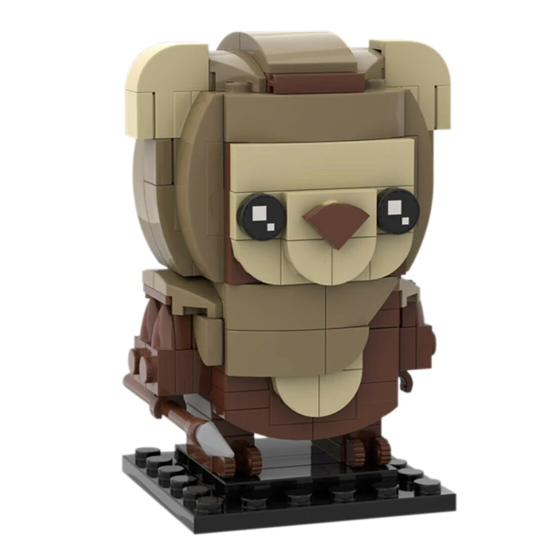 MOC For Star of Space Wars Brickheadz-Wicket Building Blocks Little Bear Cub Model DIY Assembly Education Toys For Children Gift
MOC For Star of Space Wars Brickheadz-Wicket Building Blocks Little Bear Cub Model DIY Assembly Education Toys For Children Gift