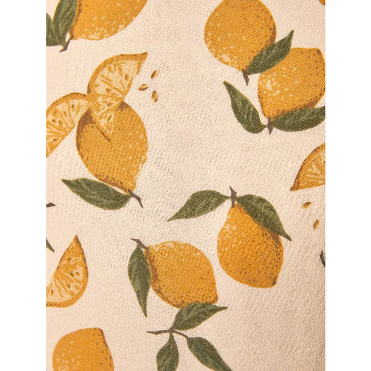 orange rayon lace up dress 2021 summer new French women's wear 
orange rayon lace up dress 2021 summer new French women's wear