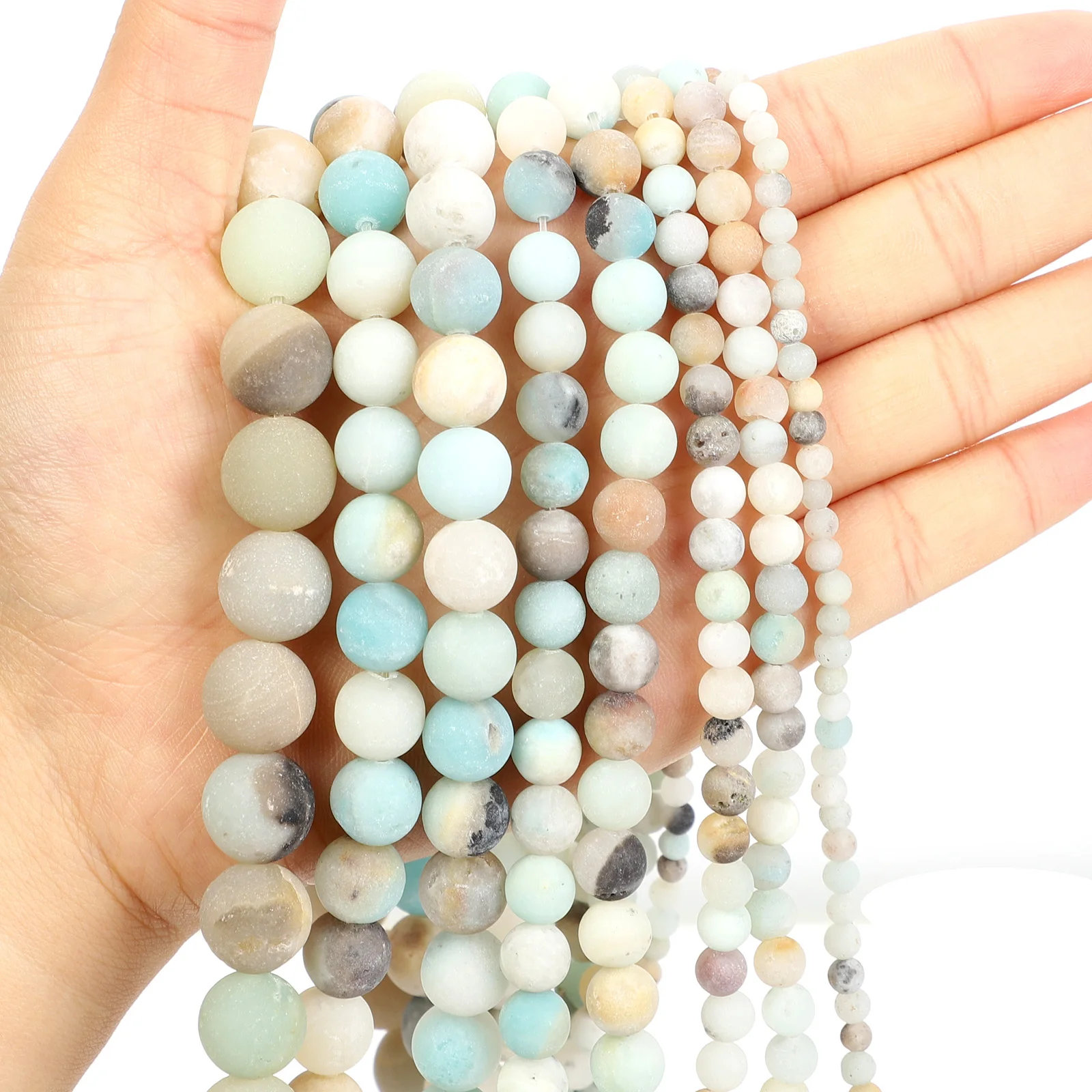 Матовые бусины из натурального амазонита, круглые бусины-разделители для изготовления ювелирных изделий, браслетов, ожерелий своими рукам...
Матовые бусины из натурального амазонита, круглые бусины-разделители для изготовления ювелирных изделий, браслетов, ожерелий своими рукам...