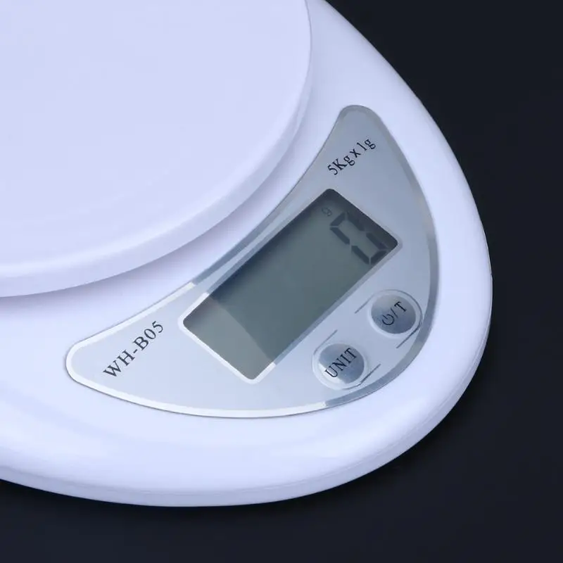5kg/1g 1kg/0.1g Portable Kitchen Scale Digital Scale LED Electronic Scale Battery Powered Food Measuring Weight Kitchen Gadget
5kg/1g 1kg/0.1g Portable Kitchen Scale Digital Scale LED Electronic Scale Battery Powered Food Measuring Weight Kitchen Gadget