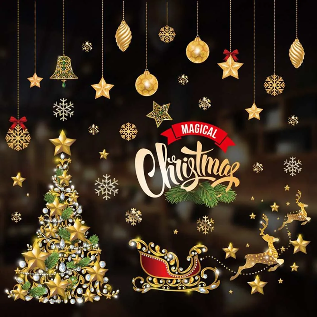 2021 New Christmas Decorations Christmas Win-dow Stickers Snowflake Wall Sticker Window Glass Decoration Wall Decal Christmas
2021 New Christmas Decorations Christmas Win-dow Stickers Snowflake Wall Sticker Window Glass Decoration Wall Decal Christmas