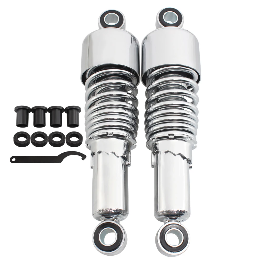 Motorcycle Universal Rear Shock Absorber 267mm/10.5" Absorber For Harley Touring FLH/FLT Sportster XL883 1200 Dyna 1991-2016
Motorcycle Universal Rear Shock Absorber 267mm/10.5" Absorber For Harley Touring FLH/FLT Sportster XL883 1200 Dyna 1991-2016