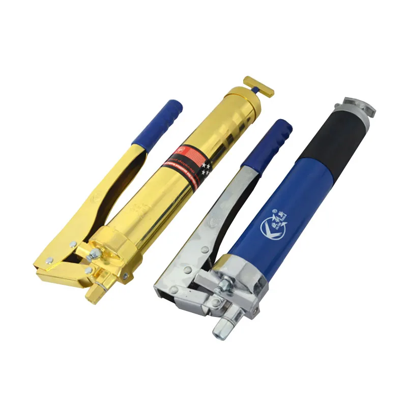 National standard grease gun manual high pressure 900cc double lever type butter gun heavy self-priming lubricator
National standard grease gun manual high pressure 900cc double lever type butter gun heavy self-priming lubricator