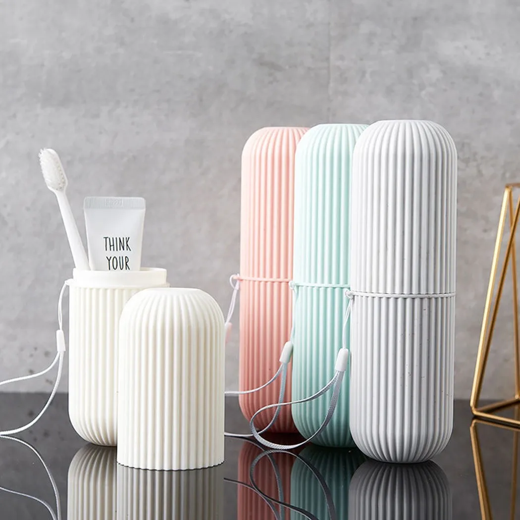Travel Portable Toothbrush Toothpaste Storage Case Outdoor Camping Holder Household Organizer Storage Cup Bathroom Accessories
Travel Portable Toothbrush Toothpaste Storage Case Outdoor Camping Holder Household Organizer Storage Cup Bathroom Accessories