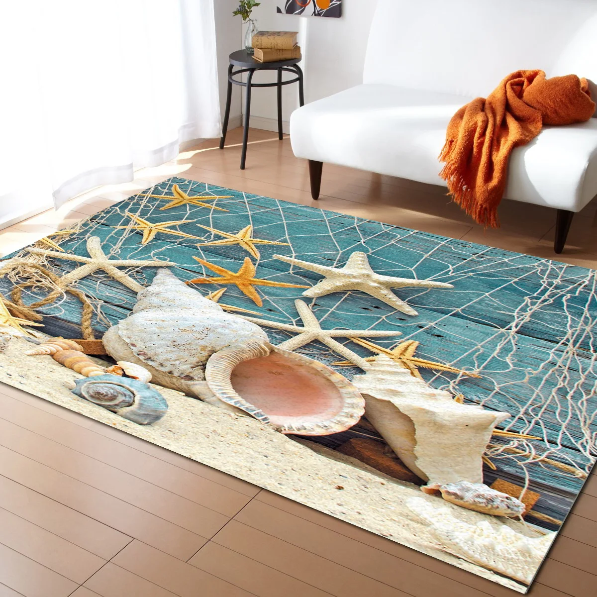 Sea Star Conch Beach Pattern Carpets for Living Room Bedroom Area Rug Kids Room Play Mat 3D Printed Home Large Carpet
Sea Star Conch Beach Pattern Carpets for Living Room Bedroom Area Rug Kids Room Play Mat 3D Printed Home Large Carpet
