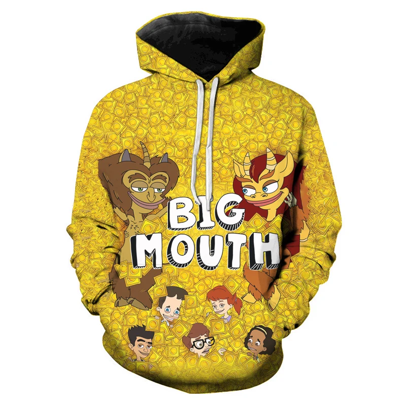 Children Big Mouth Hoodie Boys Girls Cartoon 3D Printed Pullovers Kids Big Mouth Sweatshirt Harajuku Streetwear Spring Winter
Children Big Mouth Hoodie Boys Girls Cartoon 3D Printed Pullovers Kids Big Mouth Sweatshirt Harajuku Streetwear Spring Winter