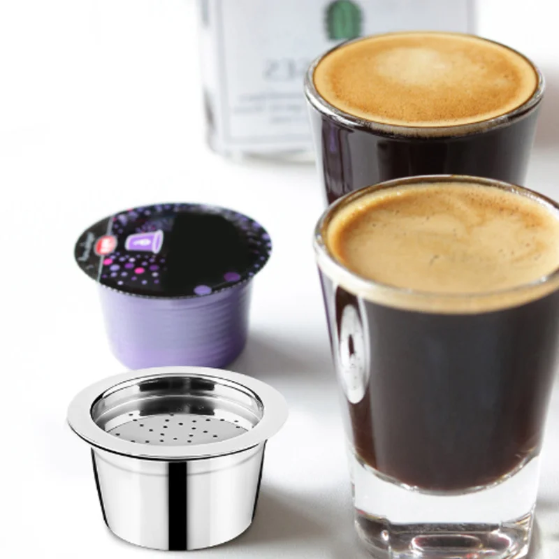 Refillable Coffee Filter Machine Environmentally Friendly Stainless Steel Coffee Capsule With Spoon Powder Hammer Clean Brush
Refillable Coffee Filter Machine Environmentally Friendly Stainless Steel Coffee Capsule With Spoon Powder Hammer Clean Brush