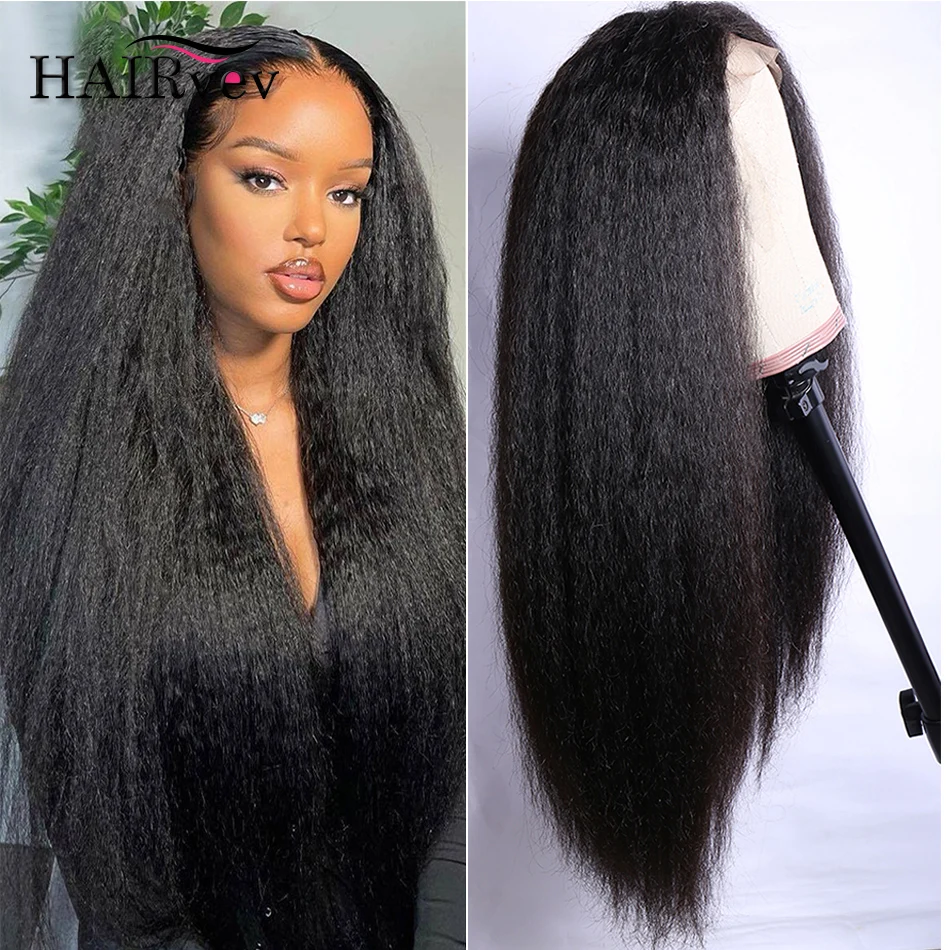 Kinky Straight 4x4 Lace Closure Wigs With Baby Hair For Women 150% Density Dye Free Part Yaki Straight Brazilian Human Hair Remy
Kinky Straight 4x4 Lace Closure Wigs With Baby Hair For Women 150% Density Dye Free Part Yaki Straight Brazilian Human Hair Remy