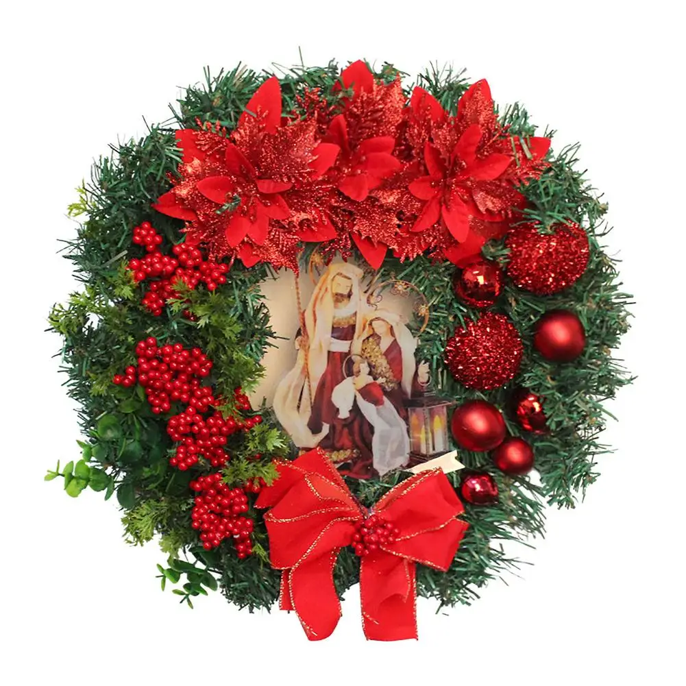 New Style Christmas Wreath Christmas Pendant Decoration With Light Red Berry Christmas Decor For Holly Front Door 15.75 X 15.75
New Style Christmas Wreath Christmas Pendant Decoration With Light Red Berry Christmas Decor For Holly Front Door 15.75 X 15.75