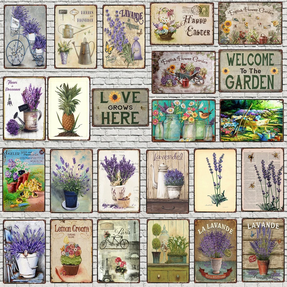 Vintage Flowers Signs Plaque Metal Vintage Wall Bar Home Art Retro Restaurant Decor 30X20CM DU-7761A
Vintage Flowers Signs Plaque Metal Vintage Wall Bar Home Art Retro Restaurant Decor 30X20CM DU-7761A
