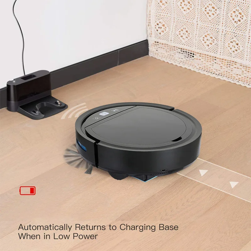 Smart Floor Vacuum Cleaner 3-In-1 Auto Rechargeable Smart Sweeping Robot 2500Pa Multifunctional Cleaner Dry Wet Sweeping
Smart Floor Vacuum Cleaner 3-In-1 Auto Rechargeable Smart Sweeping Robot 2500Pa Multifunctional Cleaner Dry Wet Sweeping