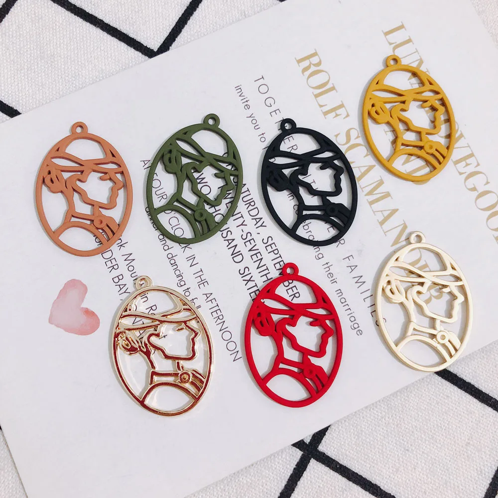 New style 50pcs/lot color Rubber paint girls core geometry ovals shape alloy floating locket charm diy jewelry earring accessory
New style 50pcs/lot color Rubber paint girls core geometry ovals shape alloy floating locket charm diy jewelry earring accessory