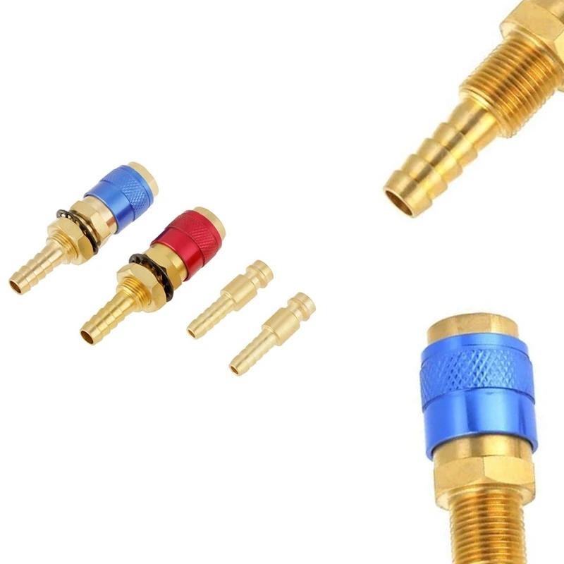 2Pcs Water-Cooled Adapter Water-Cooled & Gas Adapter Quick Coupling Suitable For The TIG Welding Torch
2Pcs Water-Cooled Adapter Water-Cooled & Gas Adapter Quick Coupling Suitable For The TIG Welding Torch