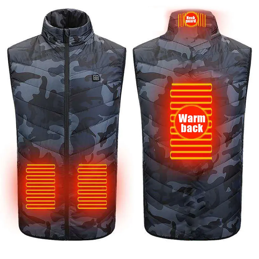 New Camouflage 4-Zone Heating Vest Usb Charging Thermal Insulation Heating Suit Three-Speed Thermostat Heating Vest Fishing Suit
New Camouflage 4-Zone Heating Vest Usb Charging Thermal Insulation Heating Suit Three-Speed Thermostat Heating Vest Fishing Suit