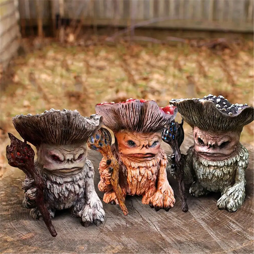 Mushroom Wizard Gnome Statue Mushroom Monster Miniature Fairy Garden Yard Lawn Terrarium Figurine Children Dollhouse Decor
Mushroom Wizard Gnome Statue Mushroom Monster Miniature Fairy Garden Yard Lawn Terrarium Figurine Children Dollhouse Decor