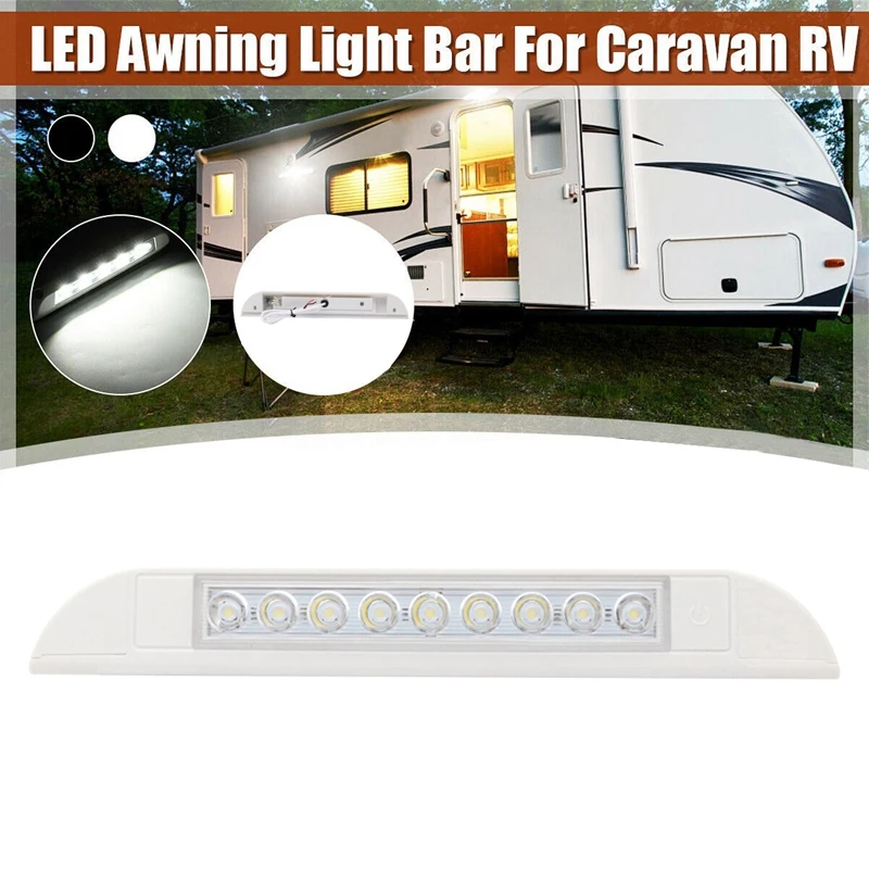 9 LED Awning Light 12V 24V Waterproof 256mm Exterior Caravan Motorhome Strip Lamp
9 LED Awning Light 12V 24V Waterproof 256mm Exterior Caravan Motorhome Strip Lamp