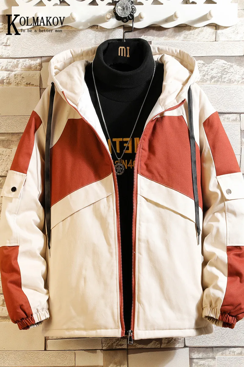 KOLMAKOV Winter Jacket Men's Trend Cotton-Padded Clothes Ad Fat And Plus-Size Fatty Cotton Suit Hooded Loose Solid Color Coat
KOLMAKOV Winter Jacket Men's Trend Cotton-Padded Clothes Ad Fat And Plus-Size Fatty Cotton Suit Hooded Loose Solid Color Coat