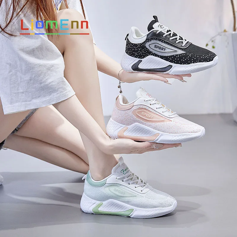 2021 Summer Sneakers Women Shoes Breathable Tennis White Pink Sneakers Vulcanize Running Sport Shoes Trainers basket zapatillas
2021 Summer Sneakers Women Shoes Breathable Tennis White Pink Sneakers Vulcanize Running Sport Shoes Trainers basket zapatillas