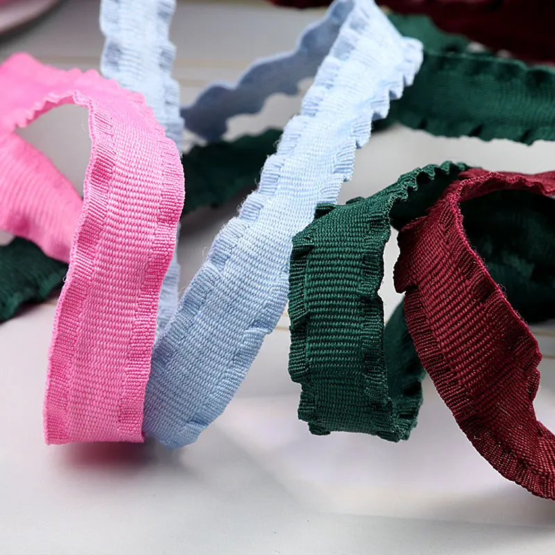2 Meter/Roll Width10MM DIY Hair Craft Accessories Ddges Crushed Ruffle Grosgrain Ribbon Falbala Flouncing Corrugated Edge Ribbon
2 Meter/Roll Width10MM DIY Hair Craft Accessories Ddges Crushed Ruffle Grosgrain Ribbon Falbala Flouncing Corrugated Edge Ribbon