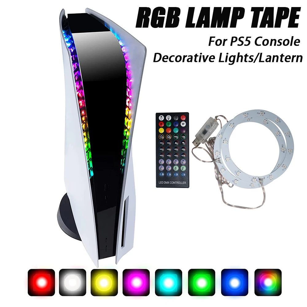 Светодиодная кольцесветильник лента s RGB USB, умная декоративная световая панель, аксессуары для консоли PS5
Светодиодная кольцесветильник лента s RGB USB, умная декоративная световая панель, аксессуары для консоли PS5