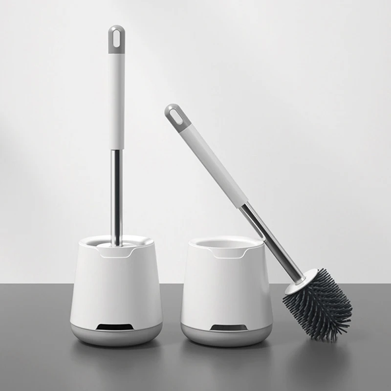 360 Degrees Silicone Toilet Brush Wc cleaner toilet brush set Self-adhesive wall-mounted Cleaning Brush Bathroom Accessories
360 Degrees Silicone Toilet Brush Wc cleaner toilet brush set Self-adhesive wall-mounted Cleaning Brush Bathroom Accessories